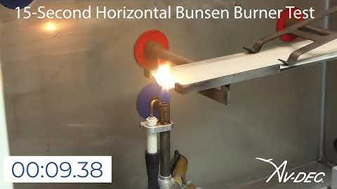 Av-DEC HI-TAK® PRS® 12-Second Vertical and 15-Second Horizontal Burn Tests