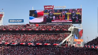 Giants @ 49ers on THURSDAY NIGHT FOOTBALL 2023 | National Anthem by Gabriela Sepúlveda 🇺🇸