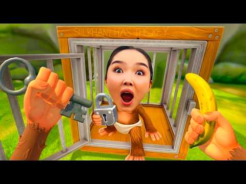 Сабинаны Зоопарк түрмесіне қамап қойды😥 Роблокс im monkey
