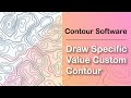 Contour for specific value in AutoCAD