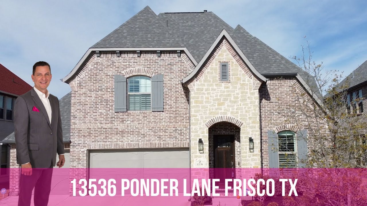 SOLD Frisco Tx Home For Sale 13536 Ponder Lane YouTube