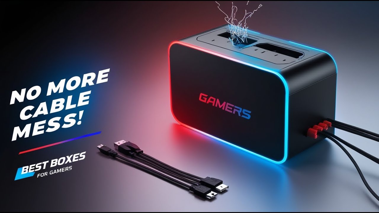 Fastboot Cable Box 5 Best Cable Management Boxes Review – Clean Desk Upgrade - YouTube