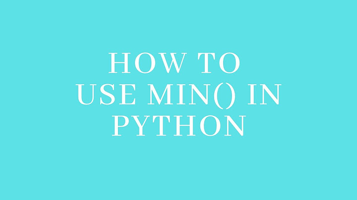 How to find the smallest value in a list python