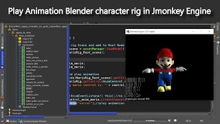 Jmonkey Engine Importar Modelo de Blender3D y play animaciones