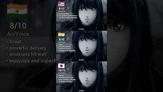 “Because… I’m Kira.” 👁️ | Death Note #shorts #anime #voiceratings #multilingualanime #AniVoice