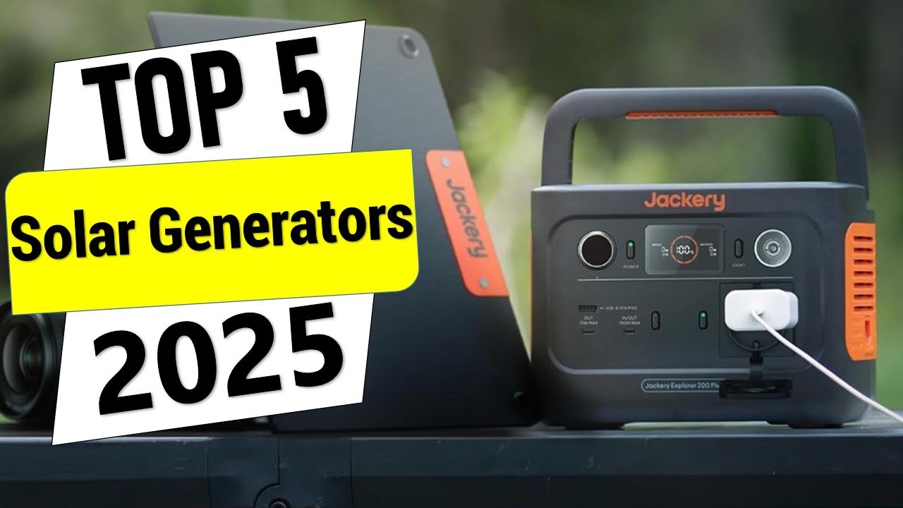 ✅5 лучших солнечных генераторов, которые надежно обеспечивают работу устройств и мелкой бытовой т...