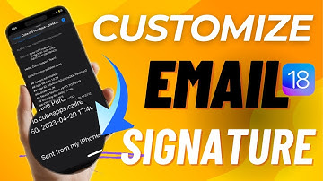 How to Change "Sent from My iPhone/Pad" Email Signature in iOS 18