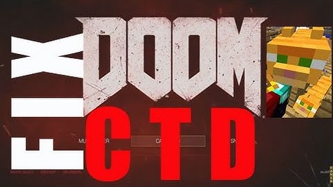 DOOM 4 2016 Crash CTD - Performace Monitor