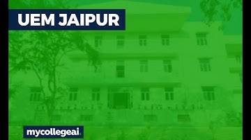 UEM Jaipur : Placement, Academics, Infrastructure & More | College Review |  Mycollegeai