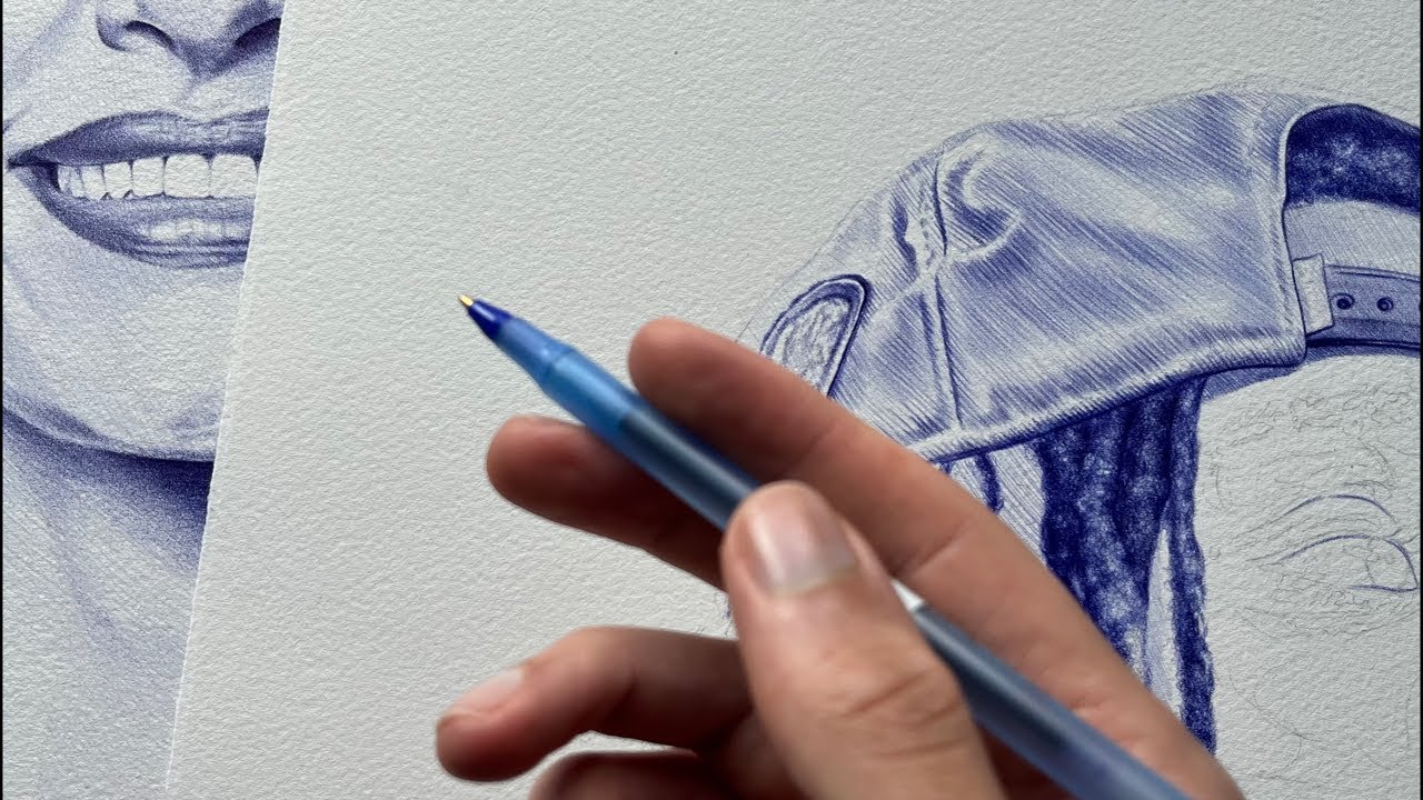 Ballpoint Pen Drawing Lessons - YouTube