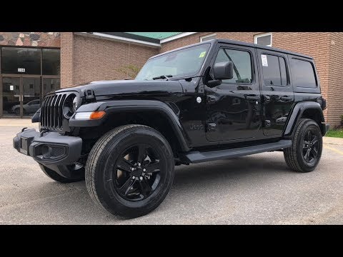 2019 'Black' Jeep Wrangler Unlimited Sahara 4x4 - YouTube