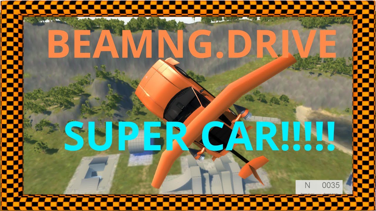 BeamNG drive Super Awesome Flying Car