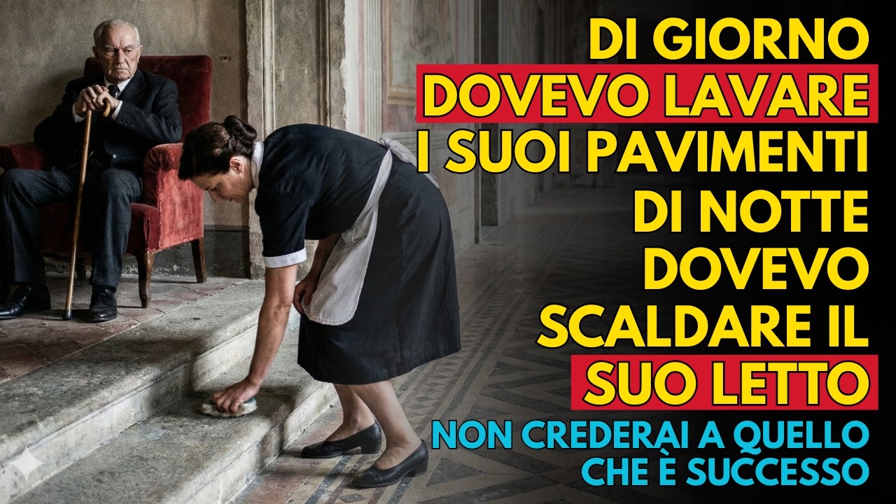 FACEVO LA SERVA PER UN CONTE DI 75 ANNI PUR DI SFAMARE I MIEI BAMBINI, MA LUI NON VOLEVA SOLO CHE...