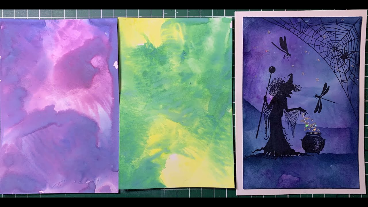 Smooshing technique with Distress Oxides to create a card using Lavinia ...