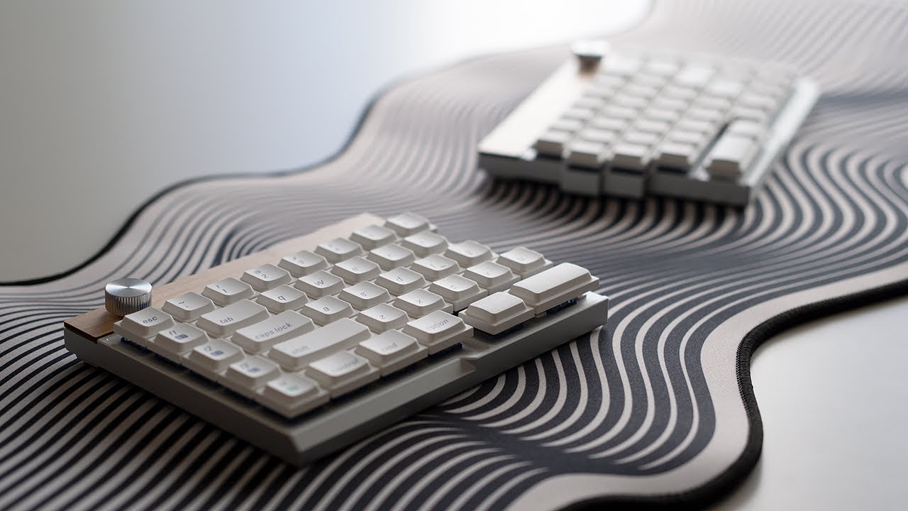 Jiffy75 by JezailFunder / Split row-staggard keyboard