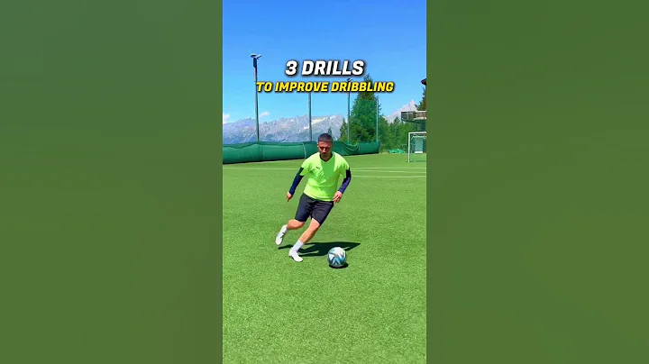 3 Drills to Improve your Dribbling 🔥 #soccertraining