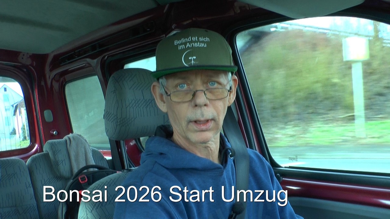 Eine Fahrt zu den Bonsai. Start 2026 Es geht weiter mit Bonsai Detlef Römisch