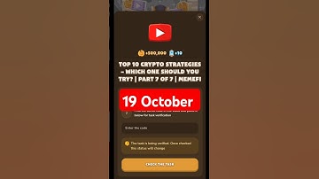 TOP 10 CRYPTO STRATEGIES - WHICH ONE SHOULD YOUTRY? | PART 7 OF 7 |MEMEFI #memefi #code