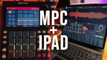 MPC One sampling an iPad. Making a beat.