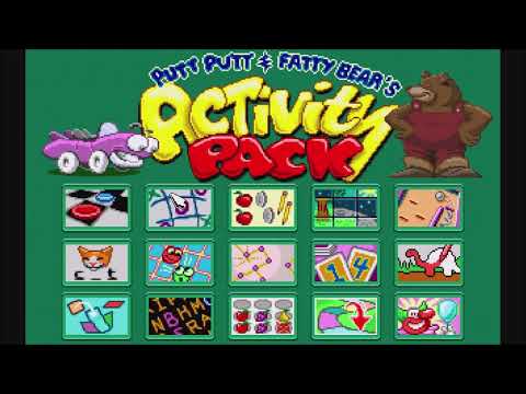 Putt-Putt and Fatty Bear's Activity Pack - All Parts - Full Gameplay/Walkthrough (Longplay)