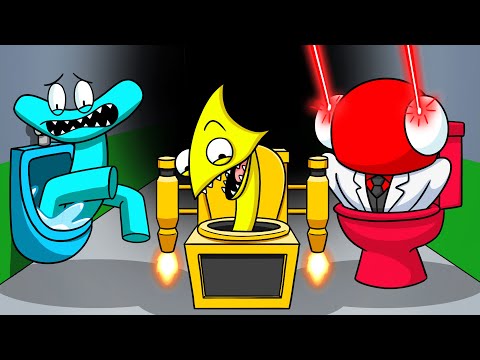 Rainbow Friends Become Skibidi Toilet!