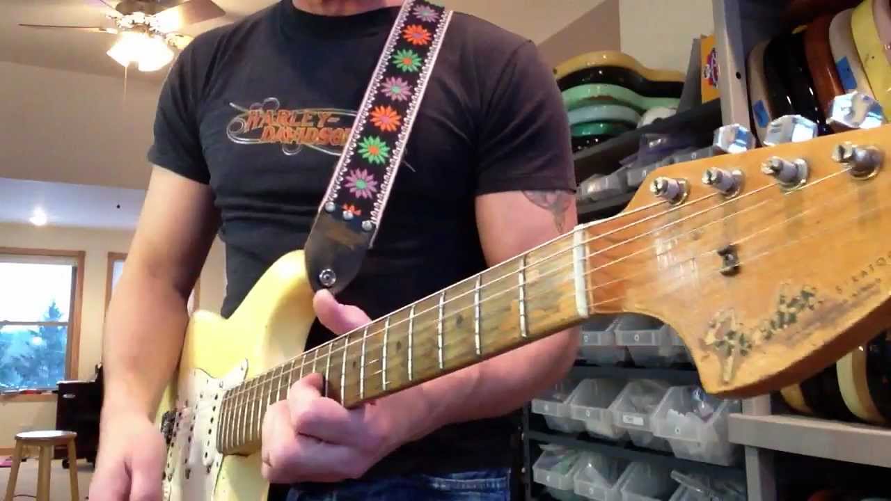 1968 ORIG JAN 68 MAPLE CAP FENDER STRAT NECK