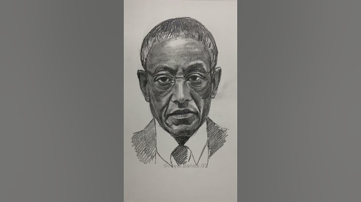 A quick sketch of Gustavo Fring from Breaking Bad #shorts #breakingbad #art