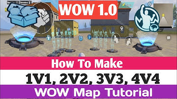 How To Make 1v1, 2v2, 3v3, 4v4, WOW Map ❓#pubgmobile #wow  @noobgaming9960 