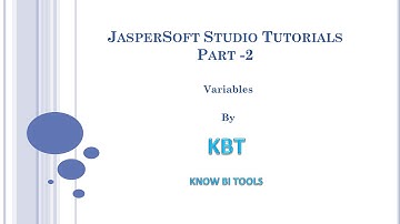JasperSoft Variables Properties and Usage
