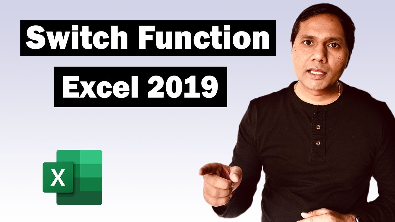 Switch Function Excel 2019 in Hindi | Advance Excel - YouTube