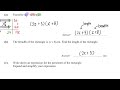 [Algebraic Factorisation] PROBLEM SUM where the Area of a rectangle is given as 2x^2 + 19x +24