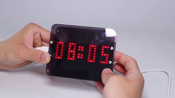 Electronic Clock DS3231 LED Dot Matrix Display Thermometer_ICStation.com