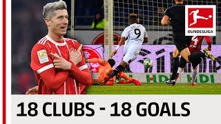 18 Clubs, 18 Goals - The Best Goal By Every Bundesliga Team in 2017/18 so far