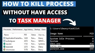How to kill process using taskkill command line