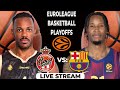 Live Euro League Basketball Playoffs: Monaco Basket vs. FC Barcelona!