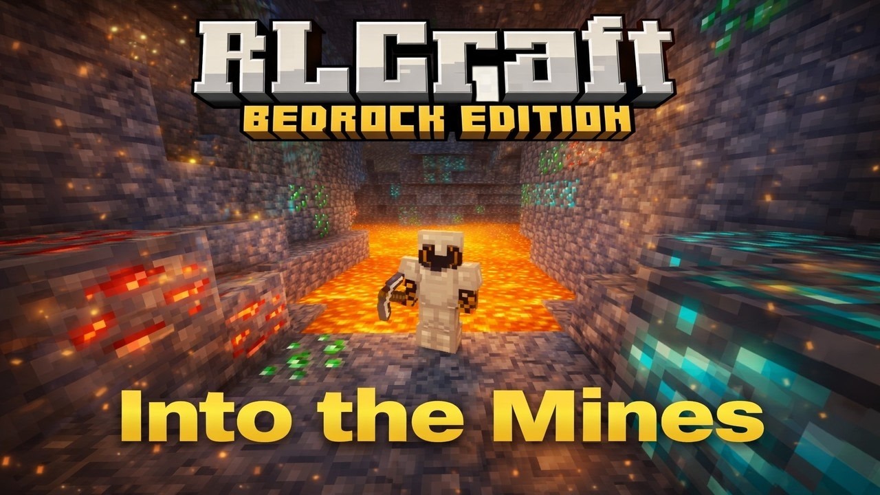 Into the MINES in RLCraft!! | Minecraft RLCraft Bedrock Edition #5 ...