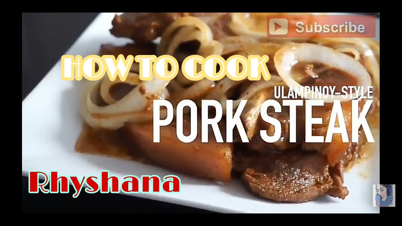 HOW TO COOK PORK STEAK - YouTube