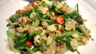 shorts STIR-FRY CLAM WITH PARSLEY @LORELIES KITCHEN