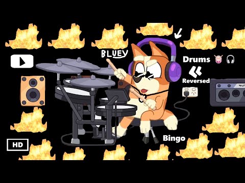 Drums 🥁🎧 Full Bluey Minisode - Bluey Reversed
