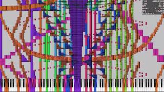 [Black MIDI] Bytebeat Longline Theory Render