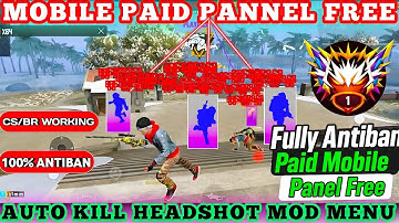 AIMKILL 🤯 MOD MENU Antiban FF Panel Free Fire 🔥 Injector Ob51 Free Fire Hack FF panel Hack Mobile|