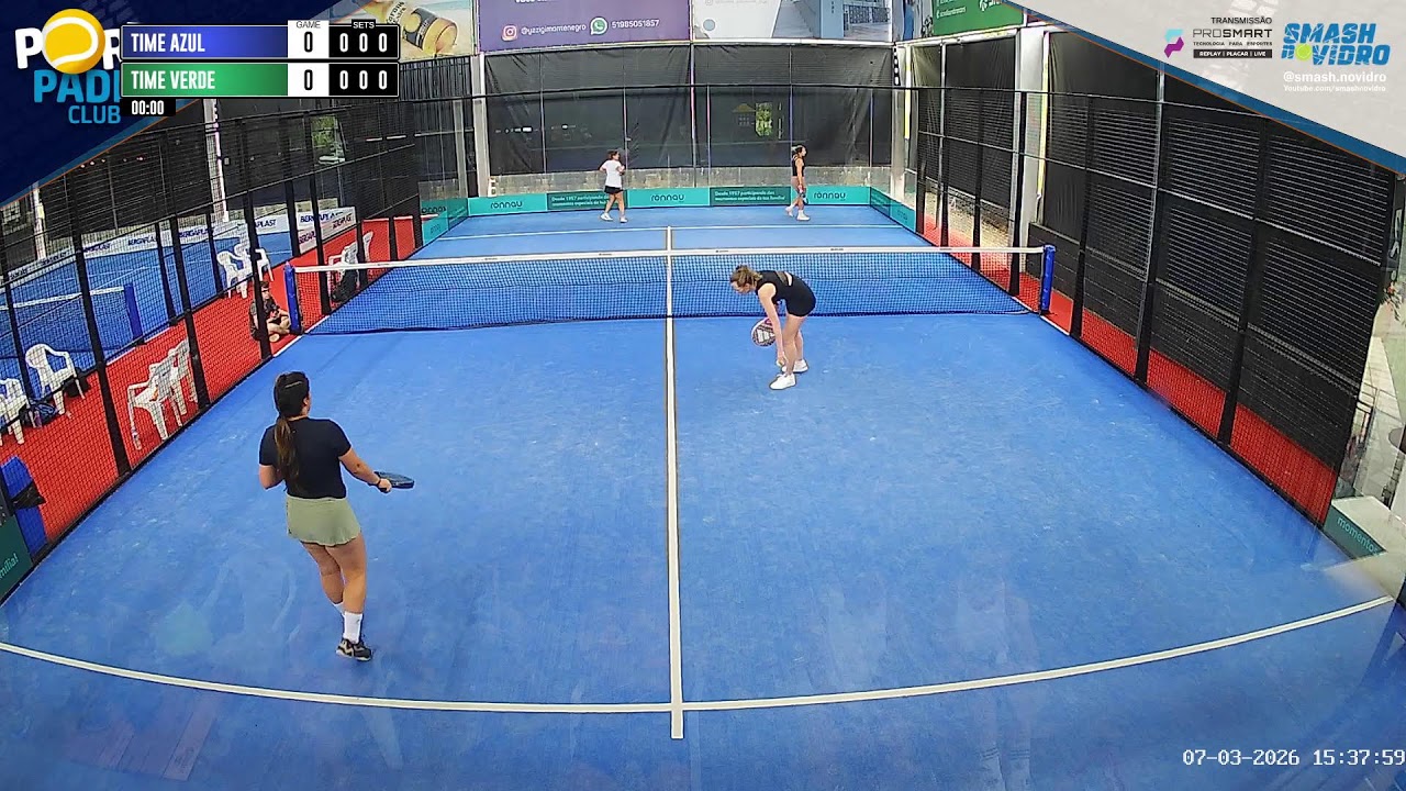 Quadra 2 (07/03/2026 - Parte 1) -  Porto Padel Ao Vivo