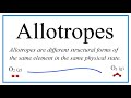 Allotropes and Molecular Geometry Concepts