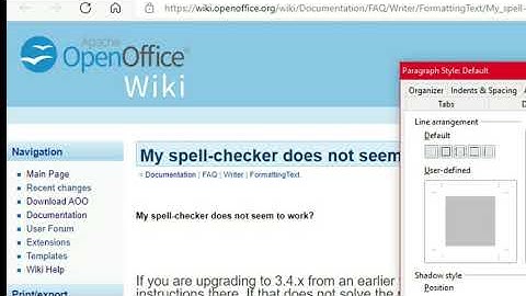 Open Office Spell Checker Dictionary Default or USA