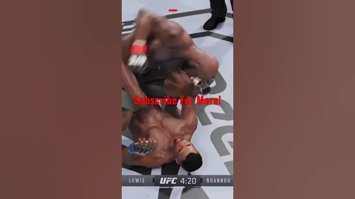 UFC 4: Stack Guard Knockout!! #ufc4 #ufc #knockout #mma #gaming #subscribe #shorts