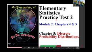 2023 Fall Module 2 Practice Test 2 Ch 5 Discrete Probability Distribution