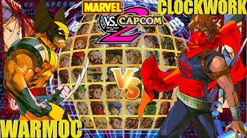 MvC2 Mvci Umvc3 WARMOC vs CLOCKWORK pt 3
