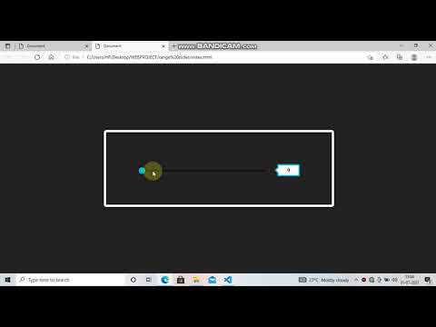 Awesome Range slider very easy with Html css and javascript..