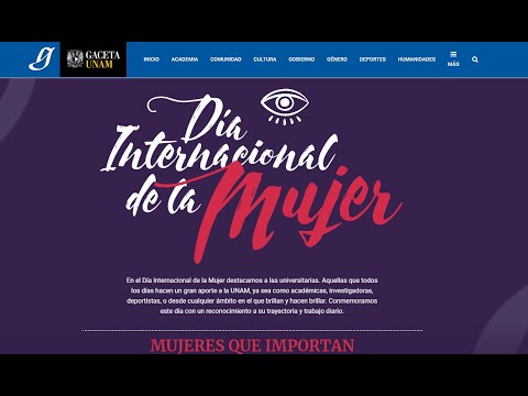 Amplio programa de la UNAM para conmemorar el Día Internacional de la Mujer