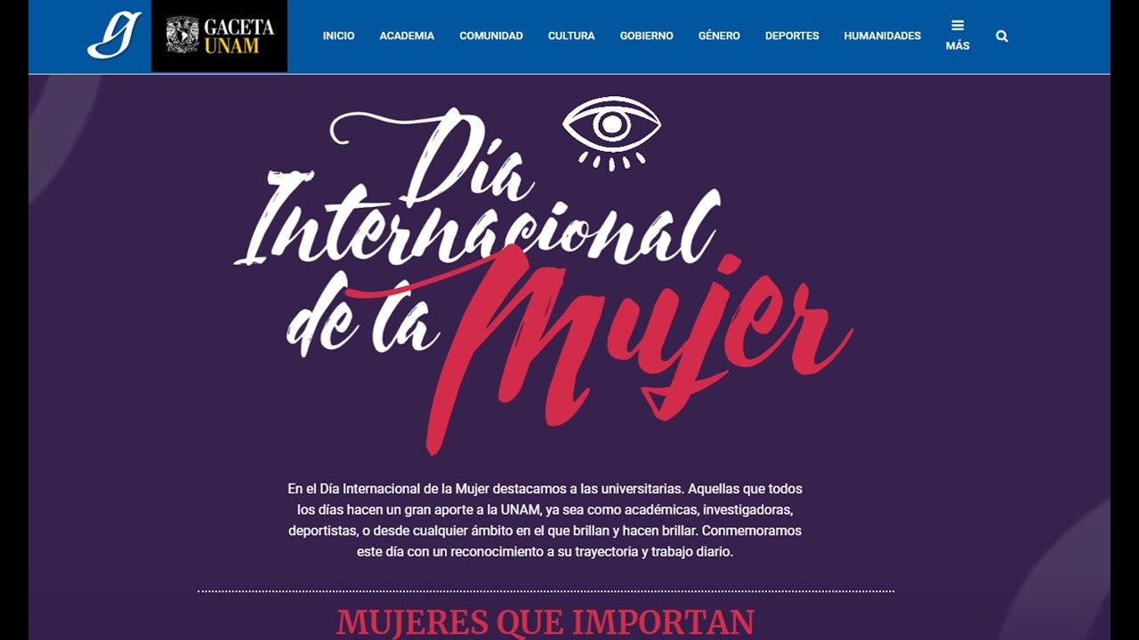 Amplio programa de la UNAM para conmemorar el Día Internacional de la ...
